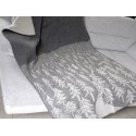 FORÊT PLAID ÉPAIS GRIS LAINE KLIPPAN YLLEFABRIK