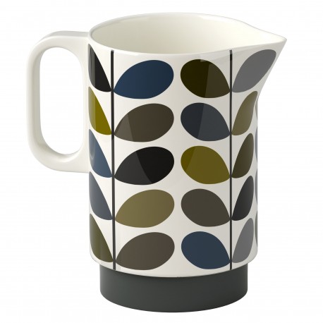 Pitcher 15l Multi Stem Khaki Marine Orla Kiely