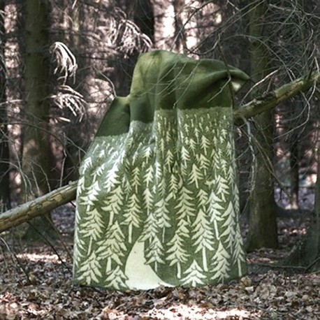 HOUSE IN THE FOREST THICK LAMBS WOOL THROW KLIPPAN YLLEFABRIK - Plaids - image 1