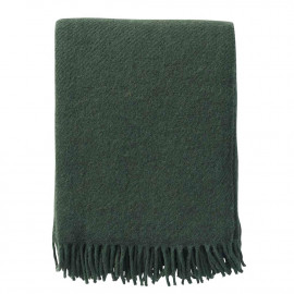 Ultima Thulé GOTLAND BOTTLE GREEN WOOL THROW KLIPPAN YLLEFABRIK 2