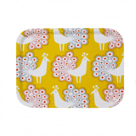 Ultima Thulé SMALL TRAY PEACOCK YELLOW KLIPPAN BENGT AND LOTTA