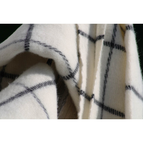 Ultima Thulé VINGA BLANC PLAID LAINE AGNEAU KLIPPAN YLLEFABRIK
