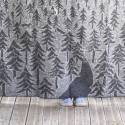 FORÊT PLAID ÉPAIS GRIS LAINE KLIPPAN YLLEFABRIK