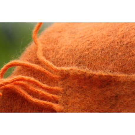 Ultima Thulé GOTLAND ORANGE WOOL THROW KLIPPAN YLLEFABRIK