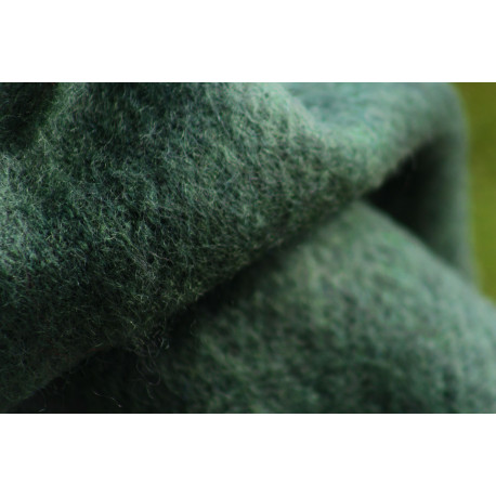 Ultima Thulé GOTLAND BOTTLE GREEN WOOL THROW KLIPPAN YLLEFABRIK