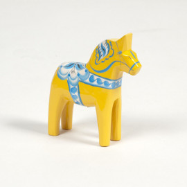 DALARNA YELLOW SWEDEN SERIE HORSE 7 CM 2