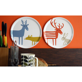 Ultima Thulé ROUND TRAY ELK and FOX KLIPPAN BENGT AND LOTTA 2