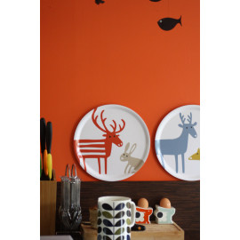 Ultima Thulé ROUND TRAY REINDEER and RABBIT KLIPPAN BENGT AND LOTTA 2