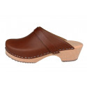 Ultima Thulé UNISEX SWEDISH CINNAMON BROWN CLOGS "GENUINE"