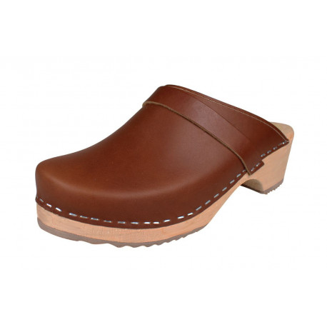 Ultima Thulé UNISEX SWEDISH CINNAMON BROWN CLOGS "GENUINE"