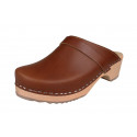 Ultima Thulé UNISEX SWEDISH CINNAMON BROWN CLOGS "GENUINE"