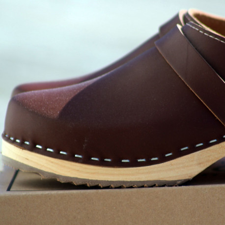 Ultima Thulé UNISEX SWEDISH CINNAMON BROWN CLOGS "GENUINE"