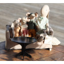 Ultima Thulé TABLE BASSE MINIATURE POUR LAPINS ET SOURIS  MAILEG