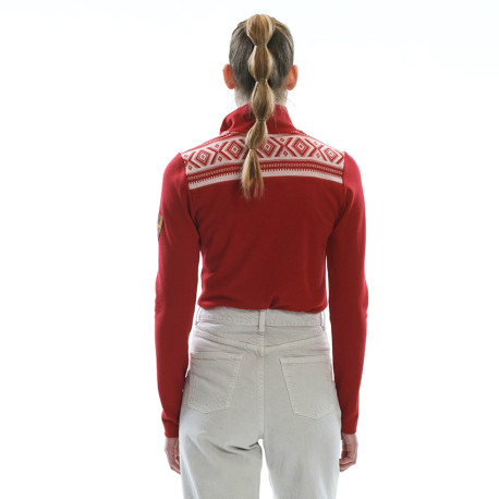 CORTINA "BASIC" COL ZIP FEMME DALE OF NORWAY