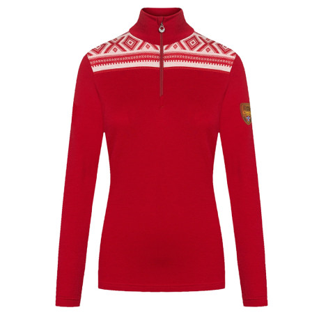 CORTINA "BASIC" COL ZIP FEMME DALE OF NORWAY