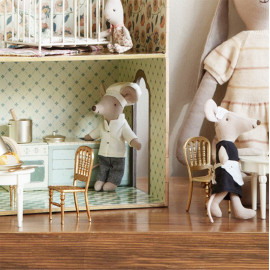 CHAISE DOREE POUR SOURIS MAILEG 2