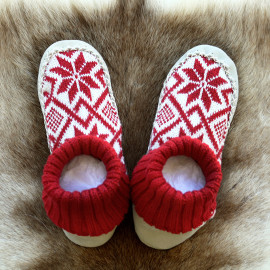 Ultima Thulé CHAUSSONS DE CHALET 'ROUGE" DU 36 AU 46 2