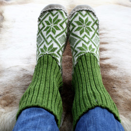 CHAUSSONS DE CHALET VERTS