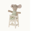 CHAISE HAUTE MINIATURE POUR BEBE SOURIS ET MICRO RABBIT MAILEG