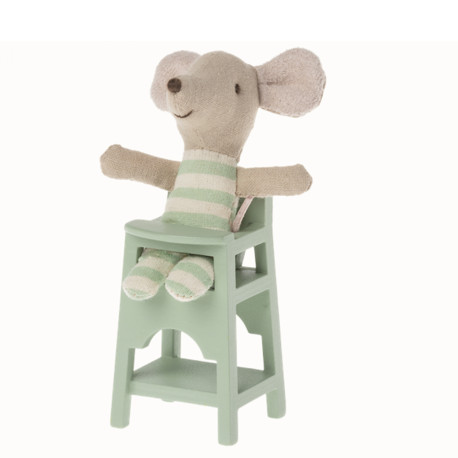 CHAISE HAUTE MINIATURE POUR BEBE SOURIS ET MY RABBIT MAILEG