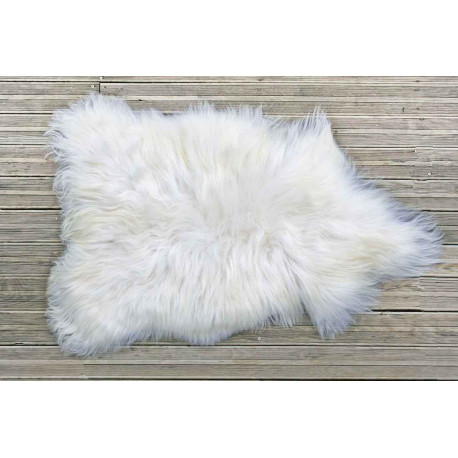 PEAU DE MOUTON ISLANDAIS BLANCHE GRANDE PREMIUM