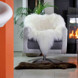 PEAU DE MOUTON ISLANDAIS BLANCHE GRANDE PREMIUM