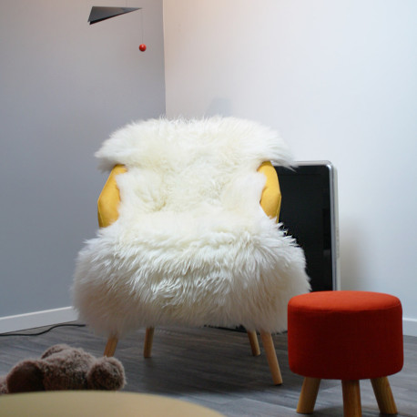 SHEEPSKIN WHITE PREMIUM SIZE LARGE