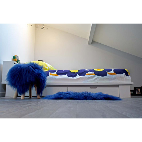 PEAU DE MOUTON ISLANDAIS BLEUE PREMIUM