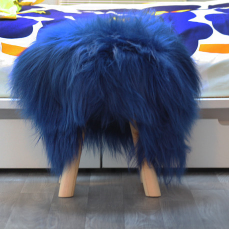 PEAU DE MOUTON ISLANDAIS BLEUE PREMIUM