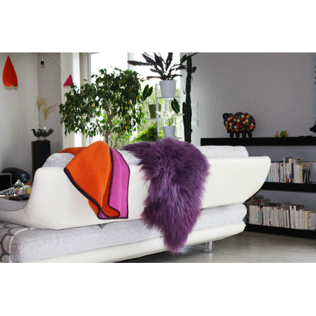 PEAU DE MOUTON ISLANDAIS VIOLETTE PREMIUM