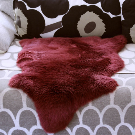 PEAU DE MOUTON BORDEAUX PREMIUM