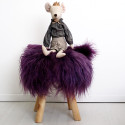 PEAU DE MOUTON ISLANDAIS VIOLETTE PREMIUM