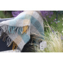 Ultima Thulé GOTLAND MULTI TURQUOISE WOOL THROW KLIPPAN YLLEFABRIK Ultima Thulé GOTLAND MULTI TURQUOISE WOOL THROW KLIPPAN YLLEFABRIK