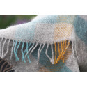 Ultima Thulé GOTLAND MULTI TURQUOISE WOOL THROW KLIPPAN YLLEFABRIK Ultima Thulé GOTLAND MULTI TURQUOISE WOOL THROW KLIPPAN YLLEFABRIK