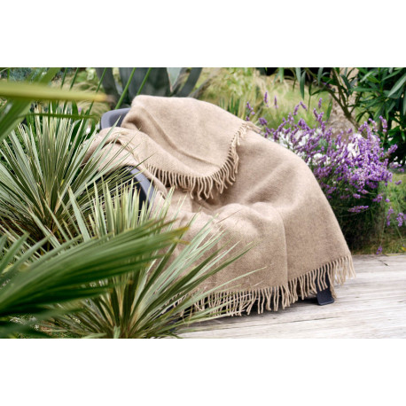 GOTLAND BEIGE PLAID LAINE KLIPPAN YLLEFABRIK