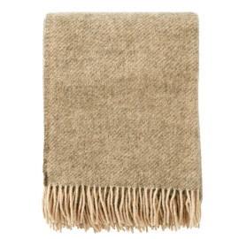 GOTLAND BEIGE THROW KLIPPAN YLLEFABRIK 2