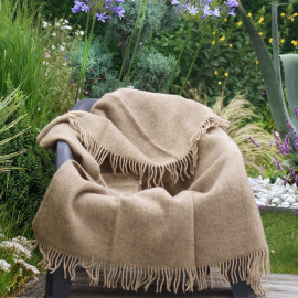 GOTLAND BEIGE THROW KLIPPAN YLLEFABRIK