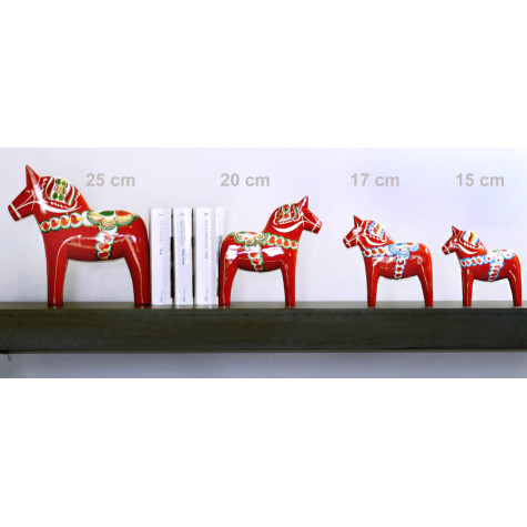 CHEVAL DE DALECARLIE ROUGE 17 CM