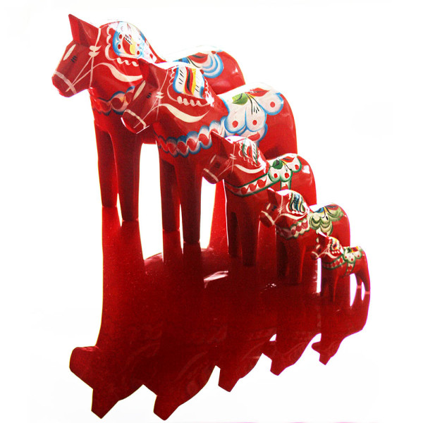 DALARNA RED HORSE 20 CM