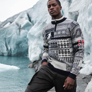 HISTORY MAN SWEATER DALE OF NORWAY 100% norvegian wool Soft yarn