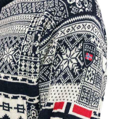 HISTORY MAN SWEATER DALE OF NORWAY 100% norvegian wool Soft yarn