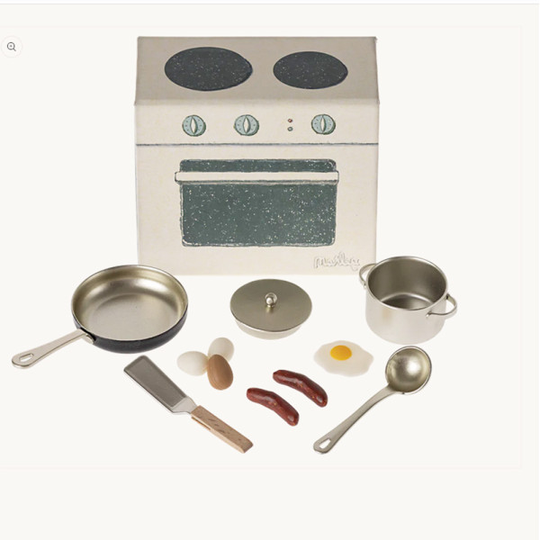 MINIATURE COOKING SET MOUSE MAILEG