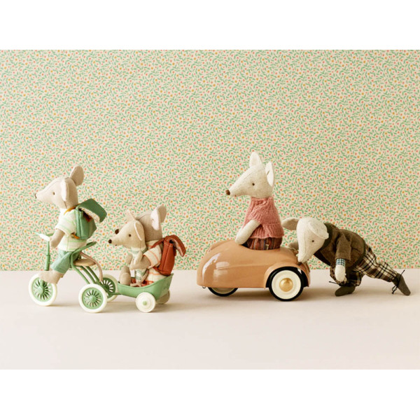 CHARIOT TRICYCLE vert POUR SOURIS MAILEG