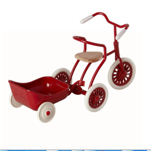 CHARIOT TRICYCLE rouge POUR SOURIS MAILEG ULTIMA THULE 2