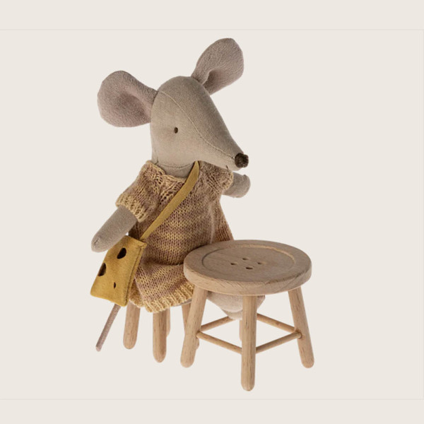 SET TABLE CHAIR MINIATURE FOR MICE MAILEG