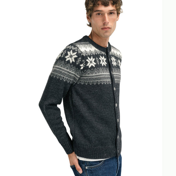 VEAFJORD MEN CARDIGAN DALE OF NORWAY DUTY FREE OUTSIDE EC