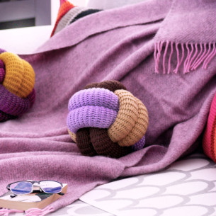 Ultima Thulé GOTLAND PINK WOOL THROW KLIPPAN YLLEFABRIK