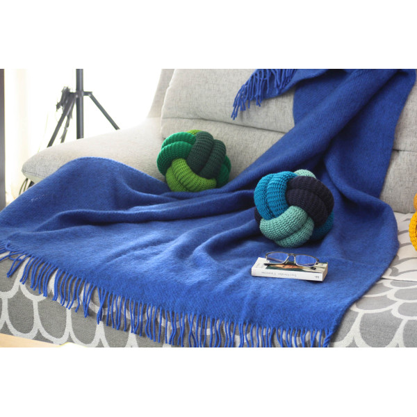 Ultima Thulé GOTLAND BLEU  PLAID LAINE KLIPPAN YLLEFABRIK