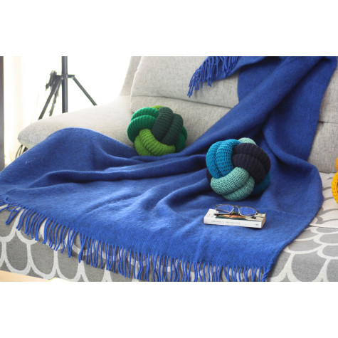 Ultima Thulé GOTLAND BLEU  PLAID LAINE KLIPPAN YLLEFABRIK