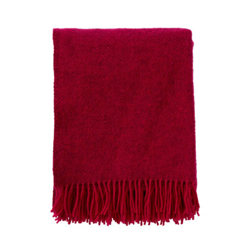 GOTLAND CERISE PLAID LAINE KLIPPAN YLLEFABRIK